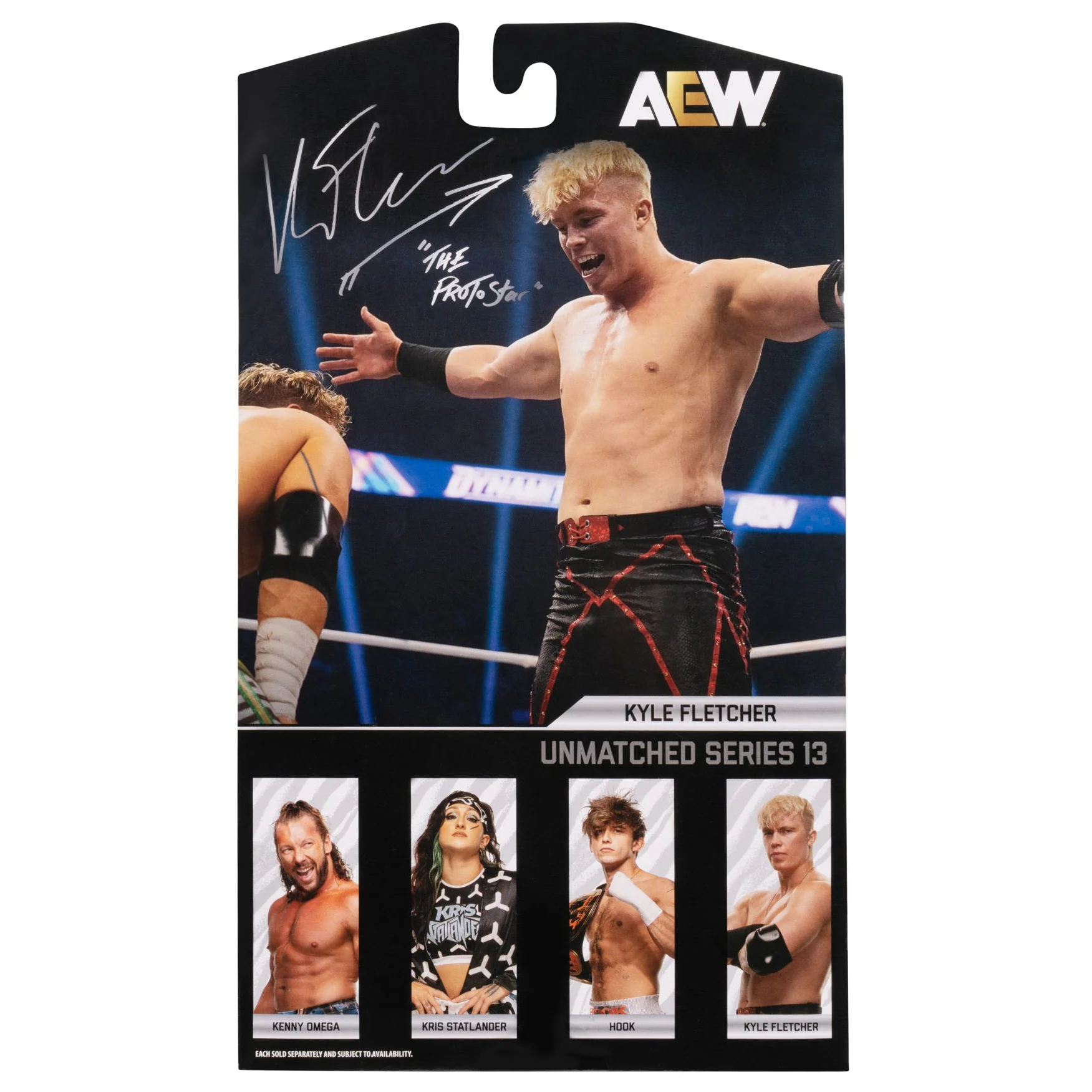 AEW Unmatched 6-Inch Kyle Fletcher Figure - Image 13