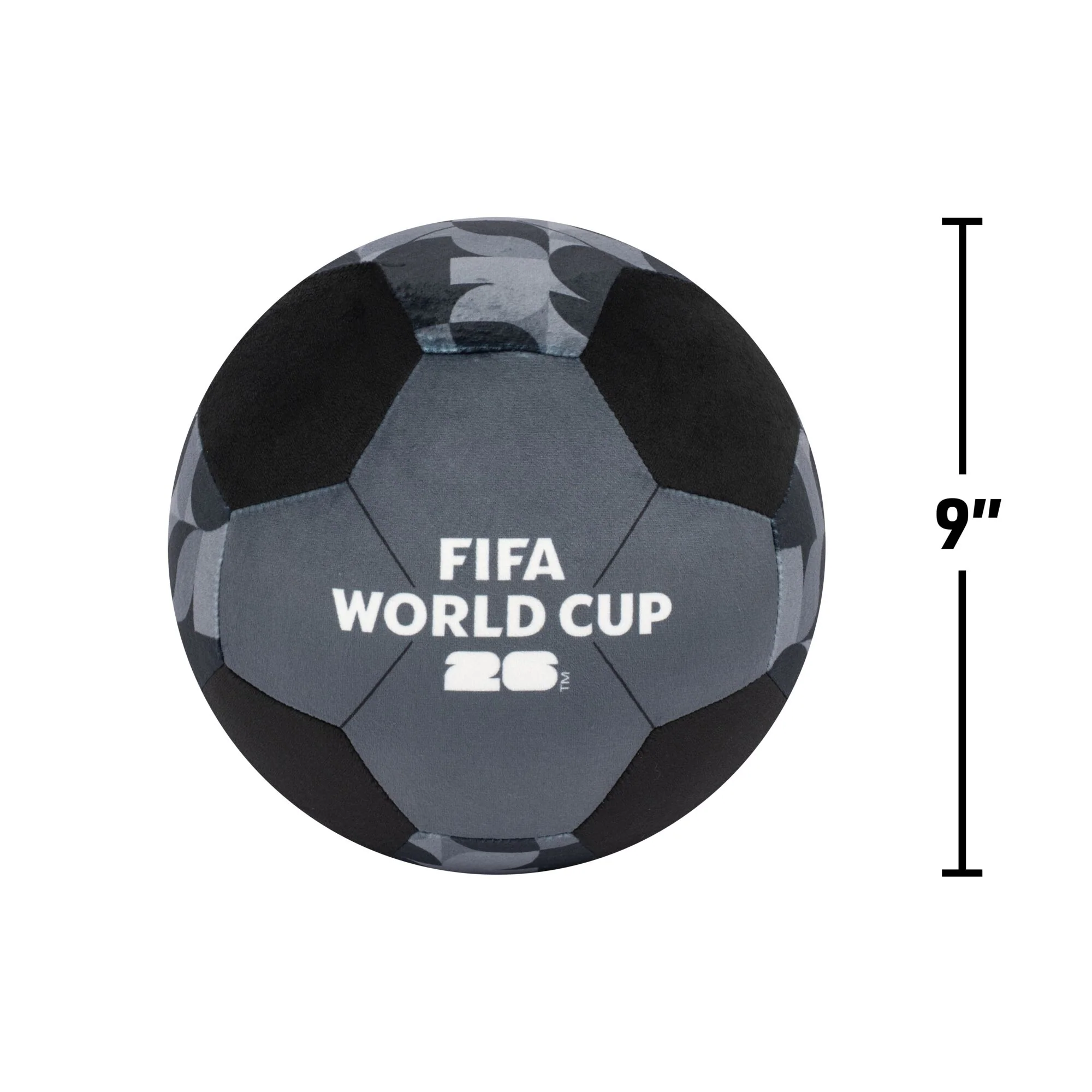 FIFA World Cup 2026 9-Inch Black Plush Soccer Ball - Image 6